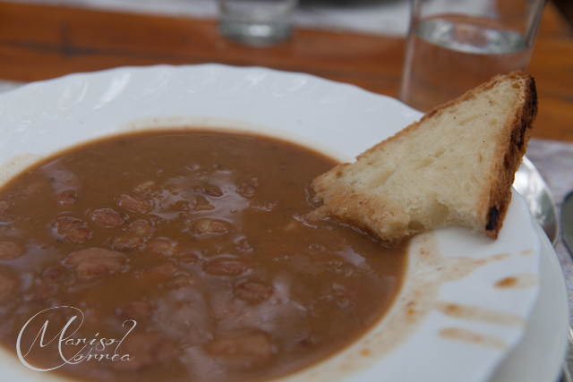 Bean soup, Omiš
