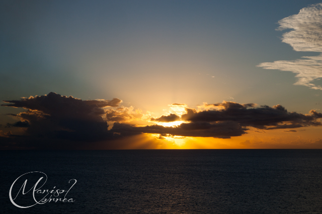 Sunset in St Kitts