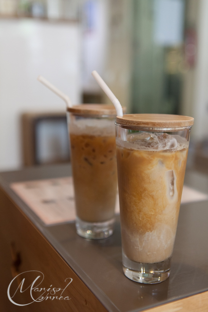 Our iced lattes