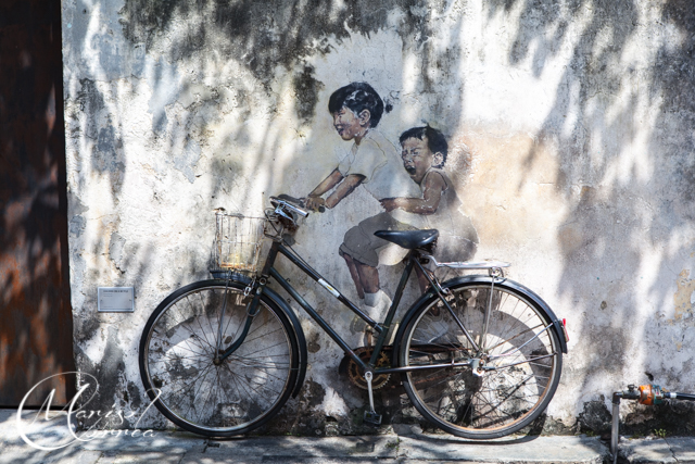 "Little Children on a Bicycle’" by Ernest Zacharevic